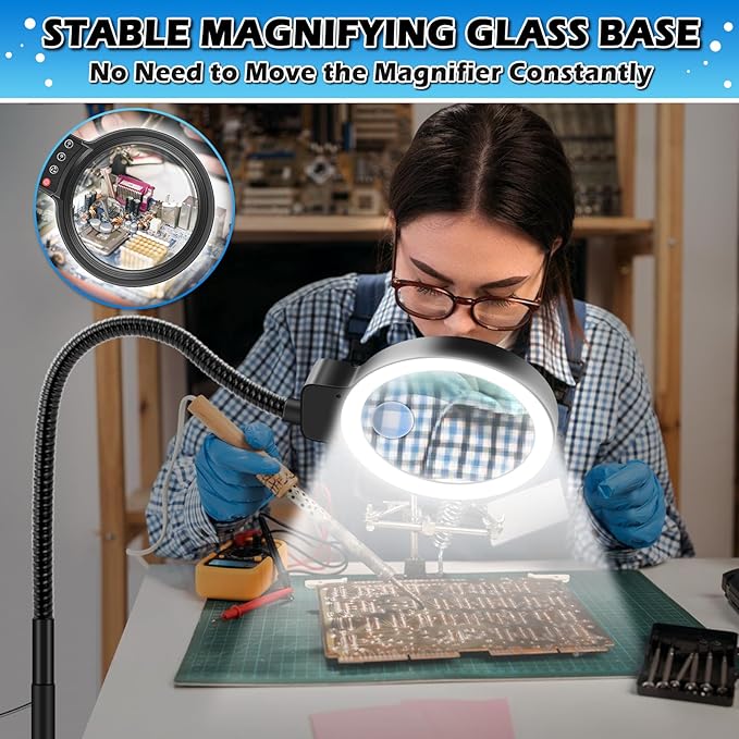 30X 10X Large Floor Magnifying Glass