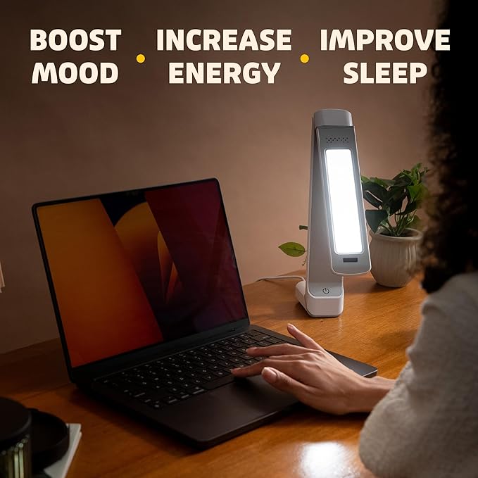Circadian Optics Lumos 2.0 Bright Light Therapy Desk Lamp | As Seen On Shark