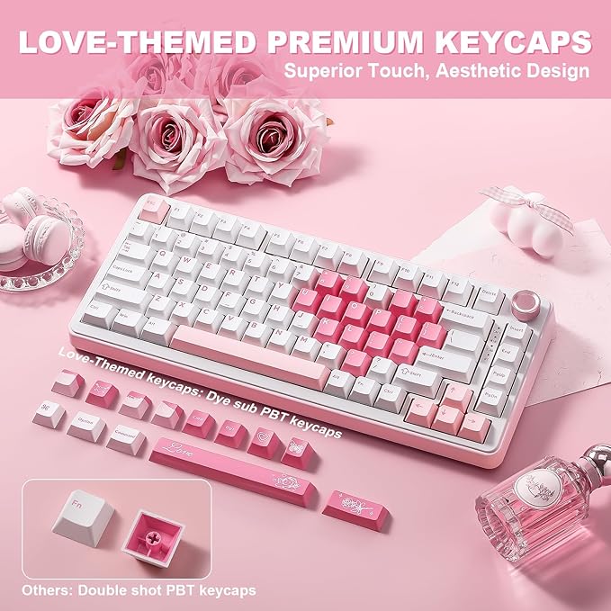 YUNZII B75 PRO Wireless Mechanical Keyboard, 75% Layout