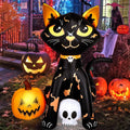 CAMULAND 5FT Halloween Decorations Outdoor, with Built-in LED Lights