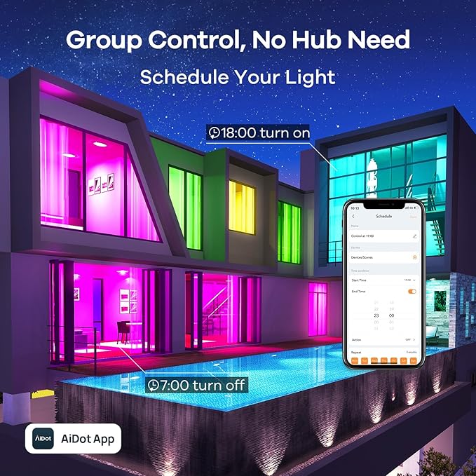Linkind Smart Light Bulbs with Remote Control, Smart Bulb That Work with Alexa