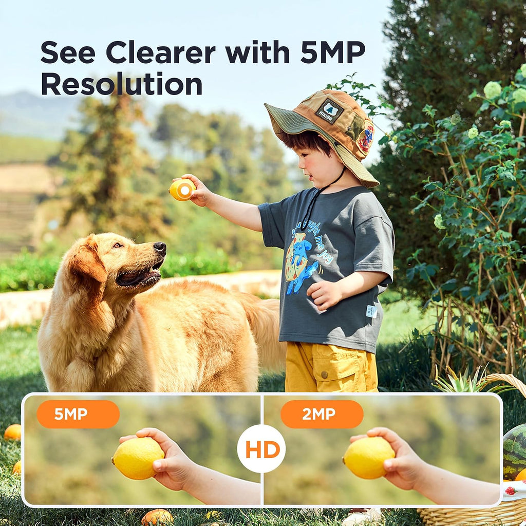 tigersecu 5mp metal long range security camera for shown in use