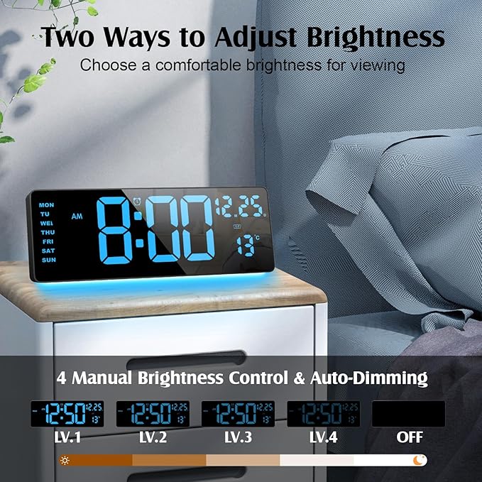 16.5" Digital Clock Large Display
