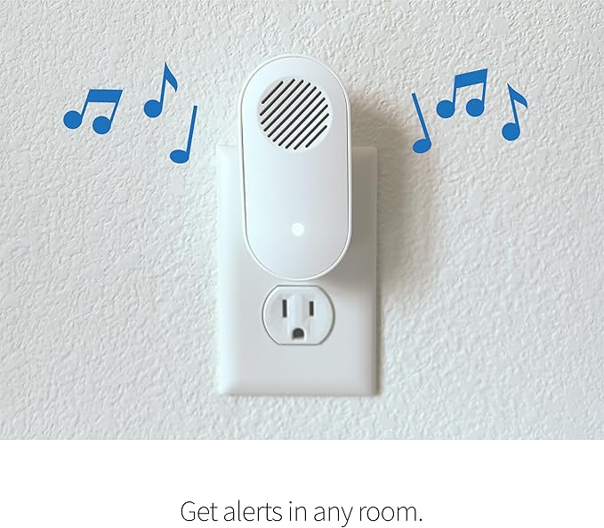 Arlo Chime 2, Built-in Siren, Audible Alerts, Customizable Melodies, Wi-Fi