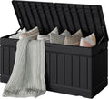 Devoko 78 Gallon Deck Box, Waterproof Resin Outdoor Storage Box