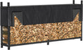 Ultrawall 8ft Heavy Duty Firewood Rack with Waterproof Cover