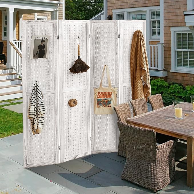 Asnefeli Pegboard Display Room Divider