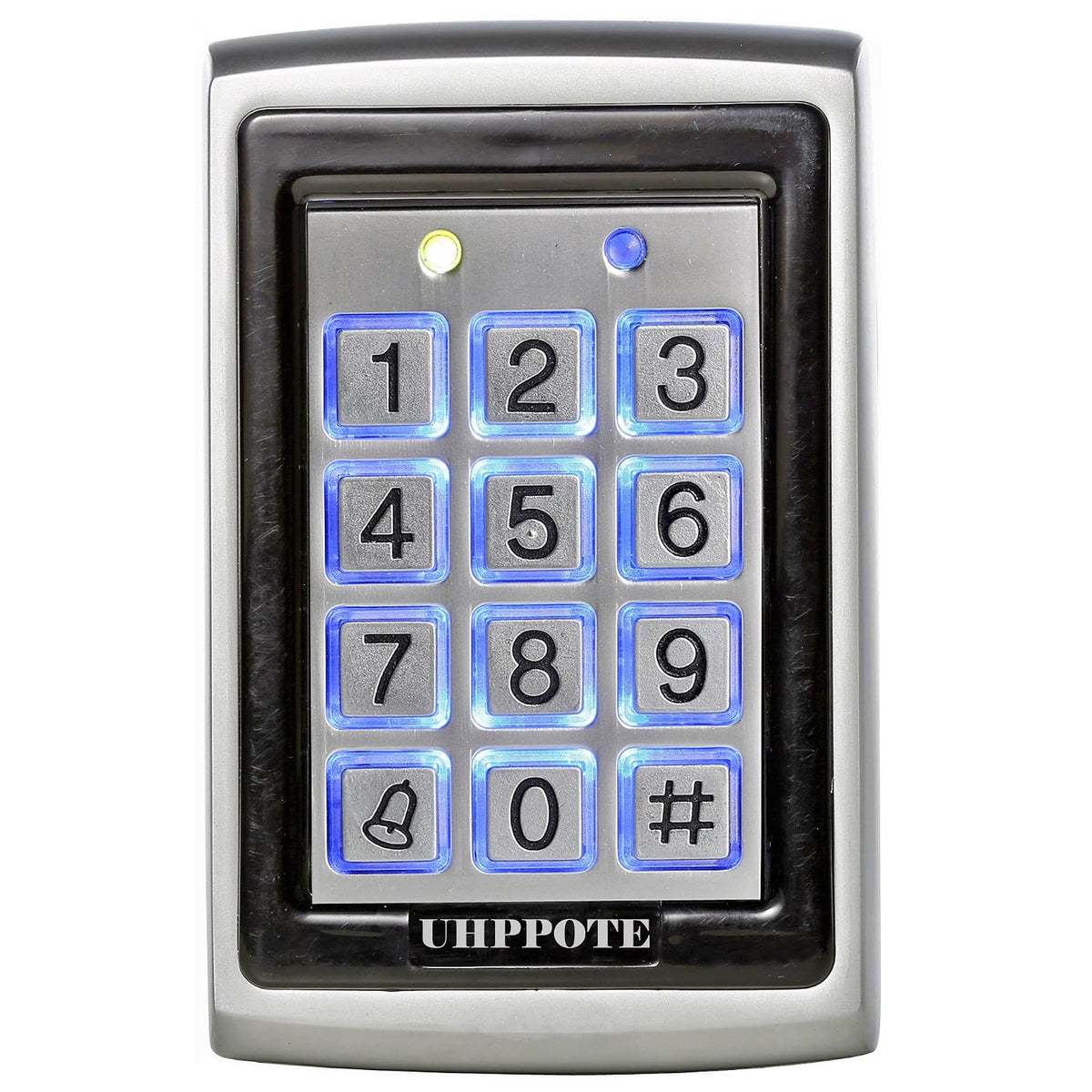 uhppote metal shell rfid 125khz door access control shown in use