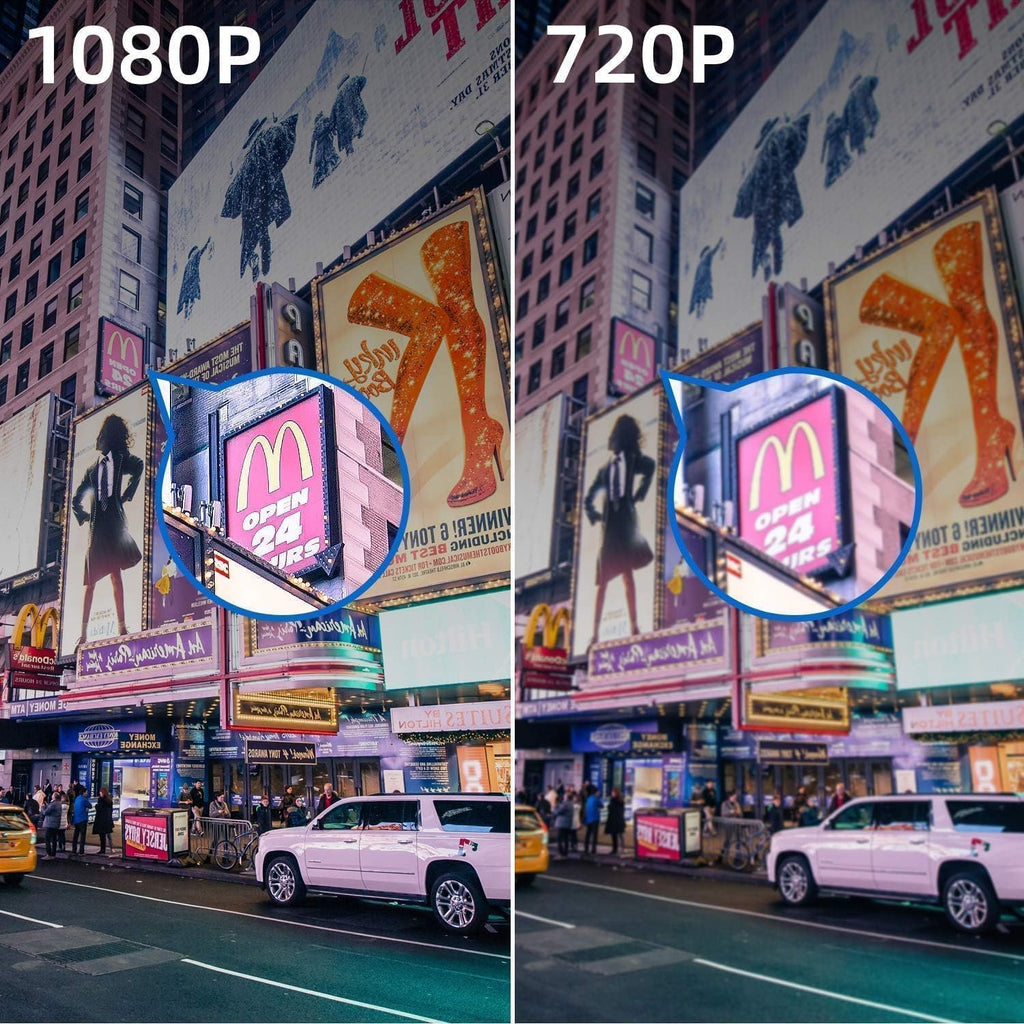 (2026 new) firstrend wifi wireless security camera system showing dimensions