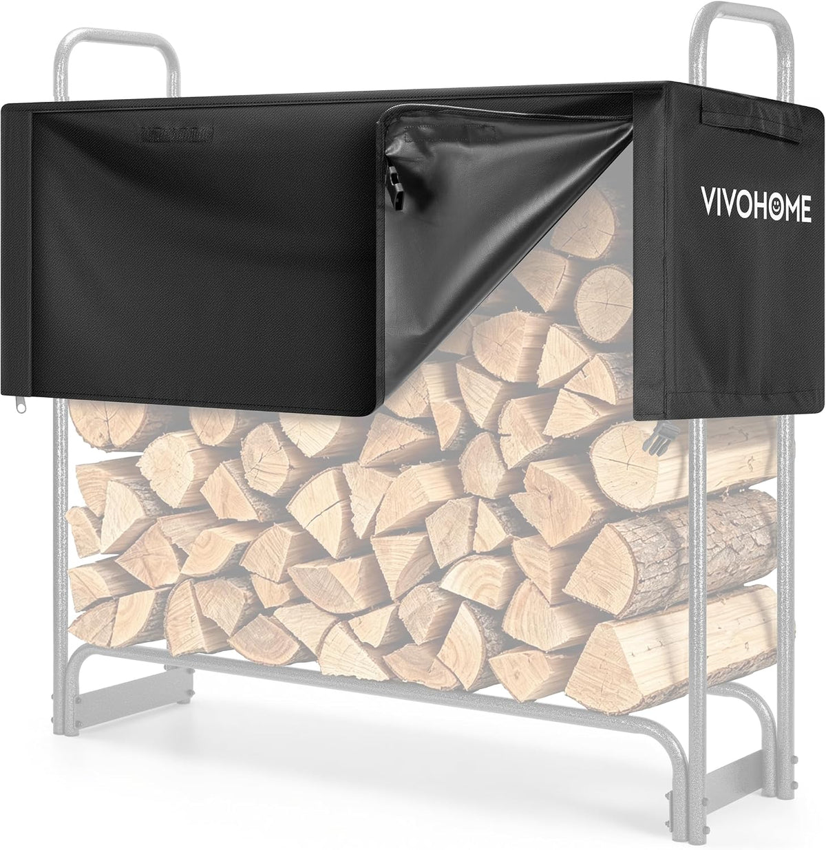 VIVOHOME 4ft Waterproof Log Rack Cover