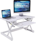 Rocelco 32" Height Adjustable Standing Desk Converter