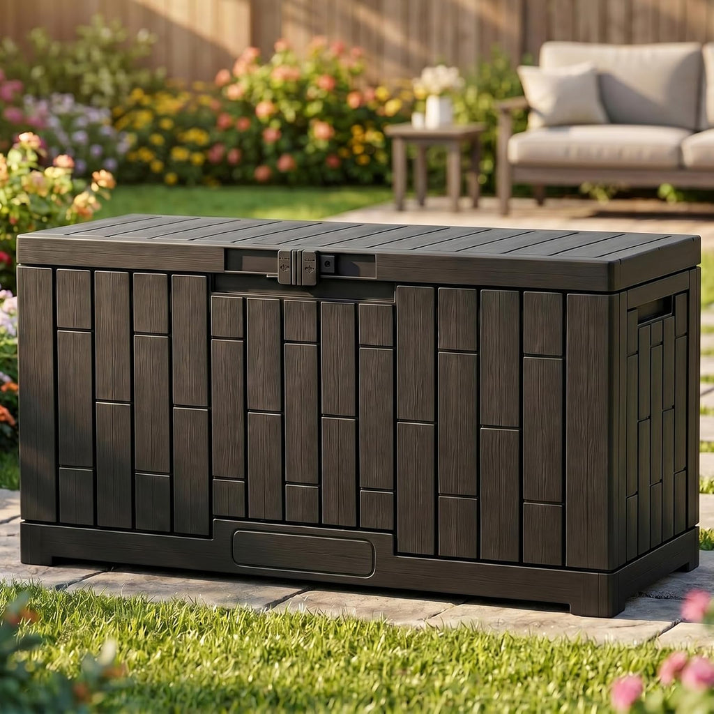 YITAHOME 60 Gallon Resin Deck Box