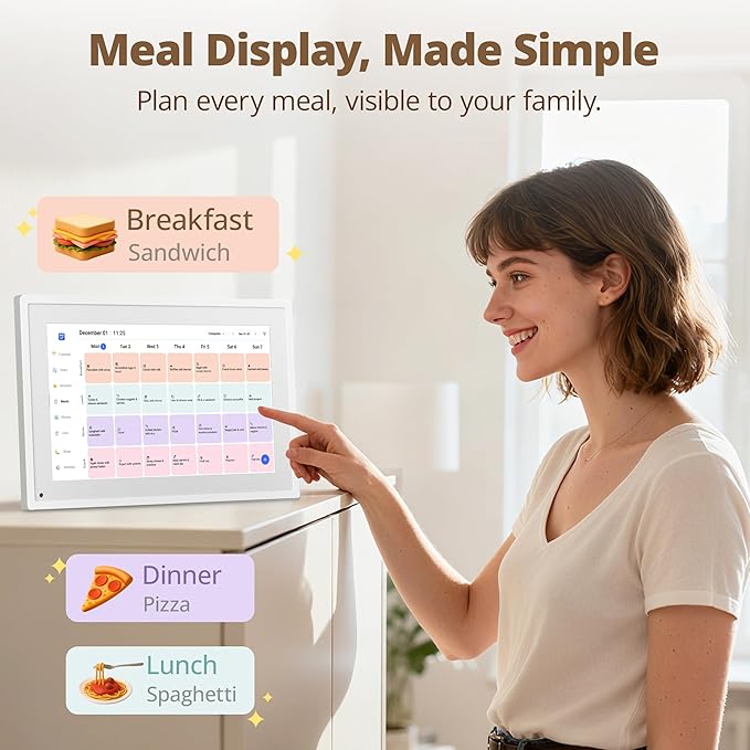 Digital Touchscreen Calendar 10.1 Inch – Interactive Electronic Calendar &