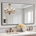 Bathroom Vanity Mirror for Wall, HD Shatterproof Glass, Hangs Horizontally or