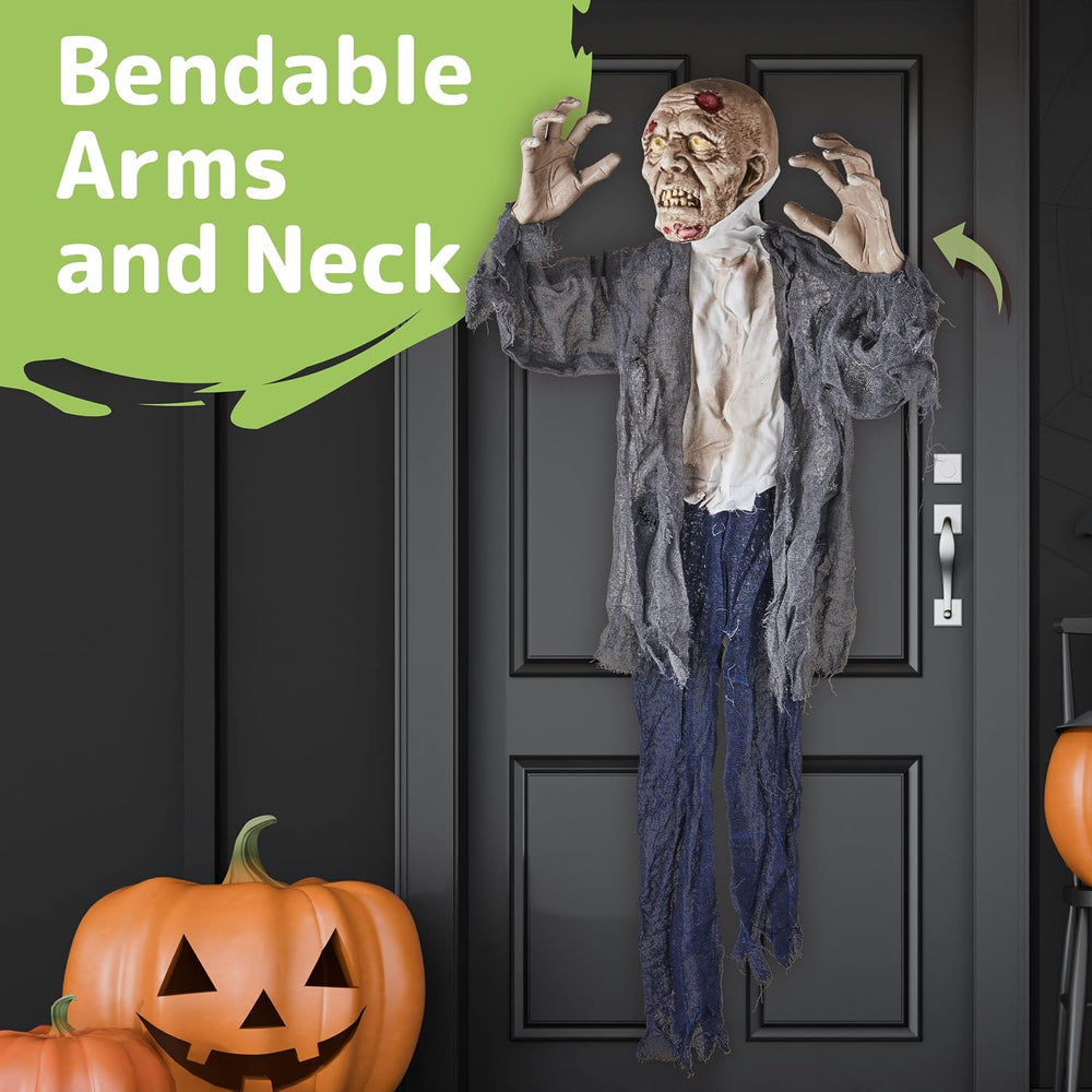 PREXTEX Halloween Hanging Zombie and Groundbreaker Decoration for the Best Ha...