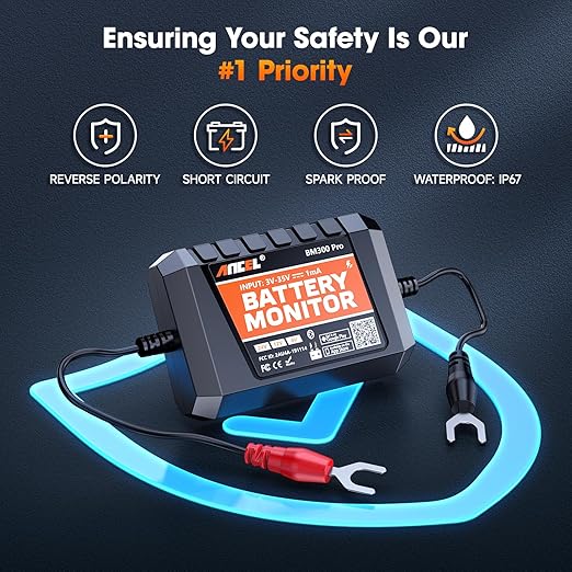ANCEL BM Series 24V 12V 6V Battery Monitor