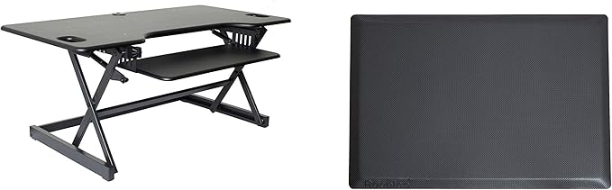Rocelco 46" Large Height Adjustable Standing Desk Converter