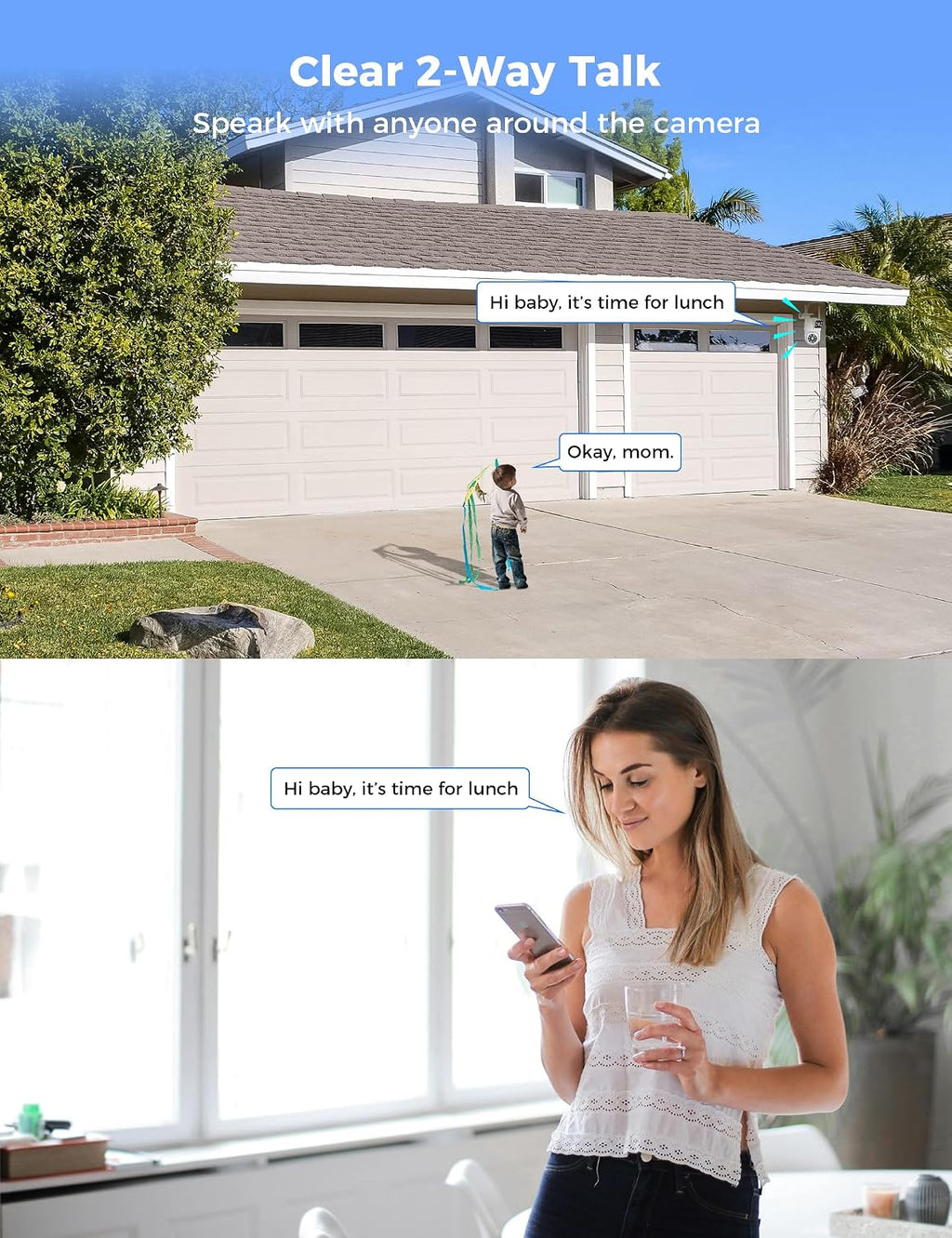 hiseeu wireless security cameras outdoor, outdoor cameras for on a desk or shelf