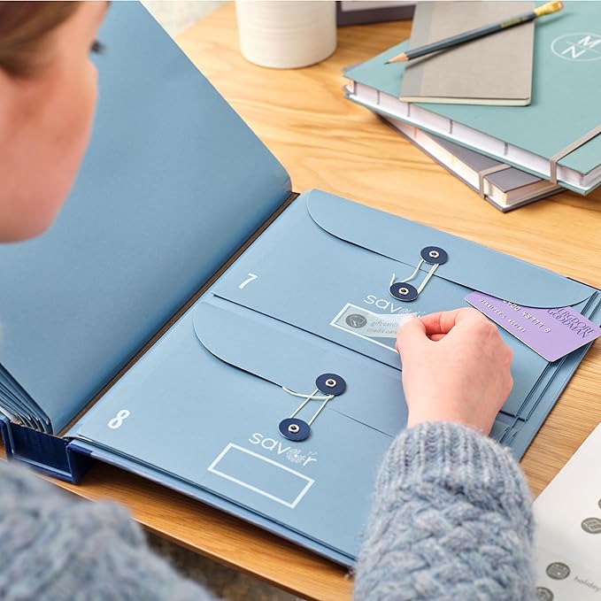 2025 Edition The Folio Document Organizer | Custom Dyed Cloth-Bound Expanding