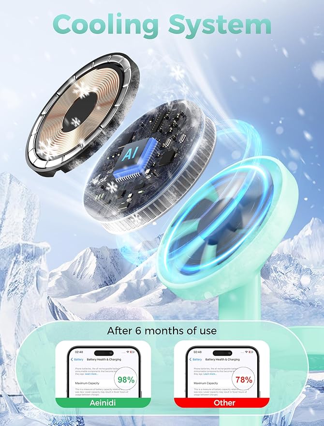 Aeinidi 2026 3 in 1 Wireless Charging Station Compatible
