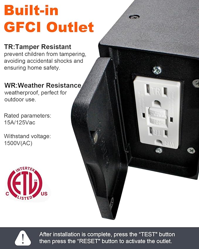 LTBLIGHT Motion Sensor Porch Lights