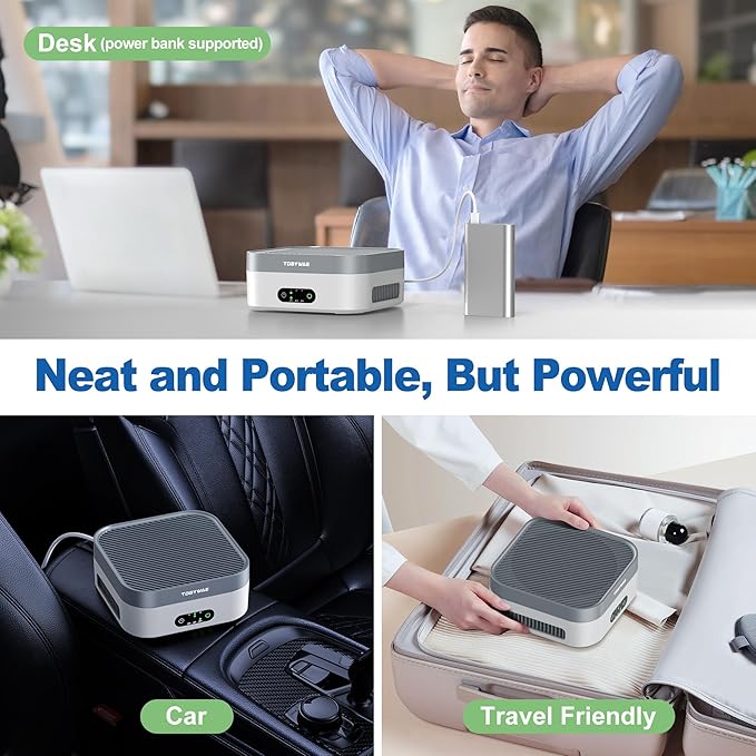 TDBYWAE Air Purifier for Home – True HEPA Filter for Pets, Smoke & Allergies |