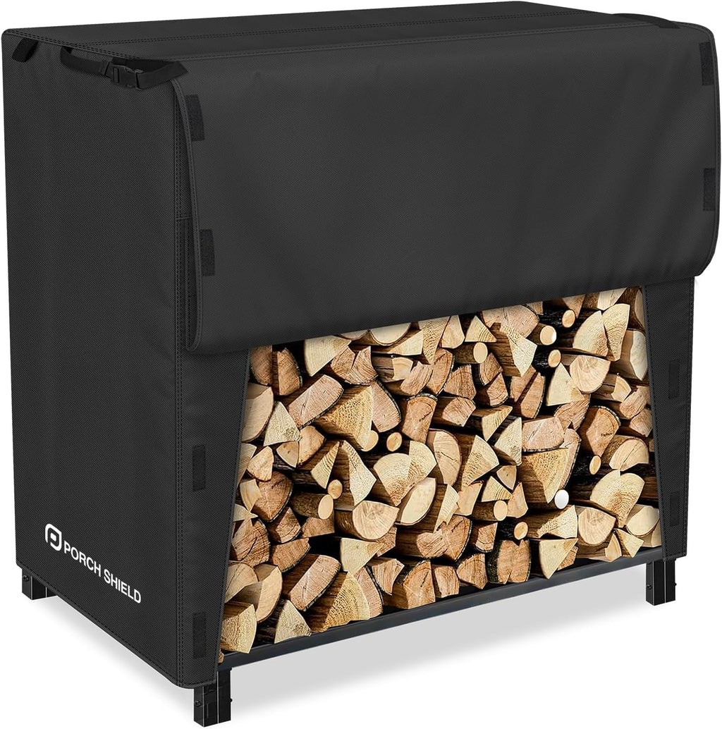 Porch Shield 4ft Waterproof Firewood Rack Cover (Cover Only)