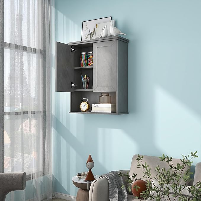 Bathroom Wall Cabinet Over Toilet Storage Cabinets 25x30 in Above Toilet Wood