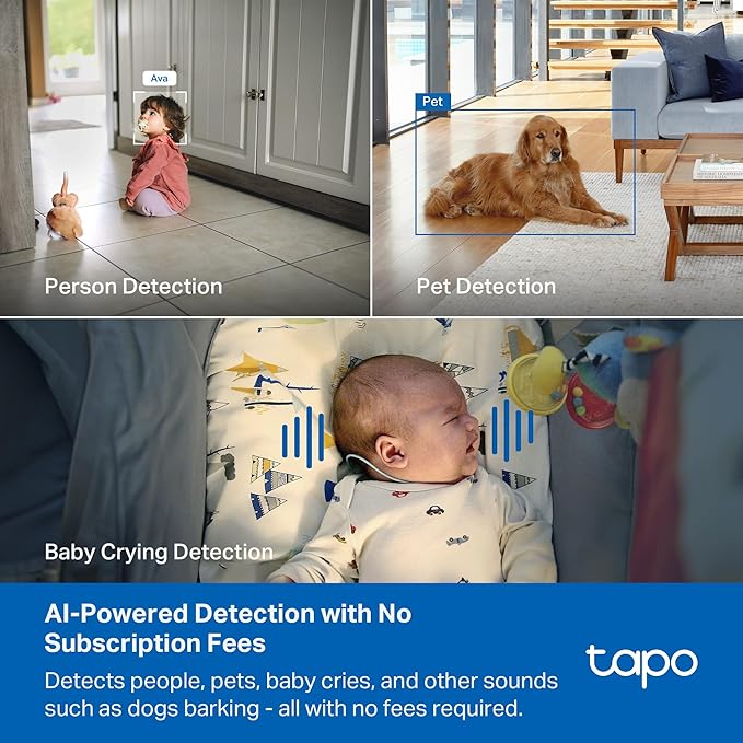 Tapo 4K Pan/Tilt Indoor Security Camera