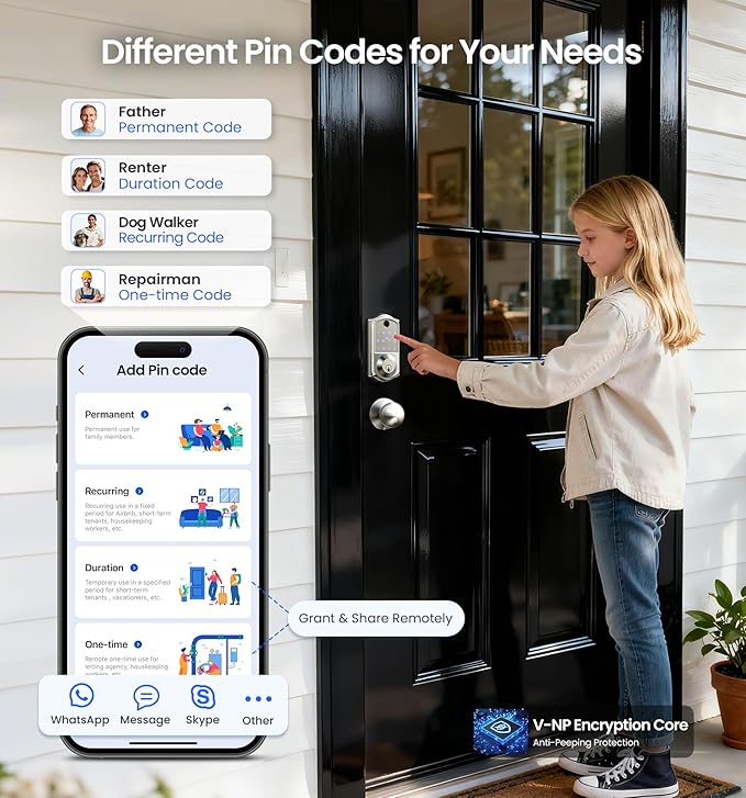 Veise VE017-K Fingerprint Smart Lock