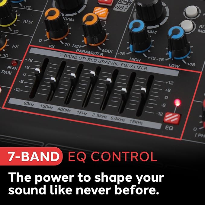 PYLE 12-Channel Bluetooth Studio Audio Mixer