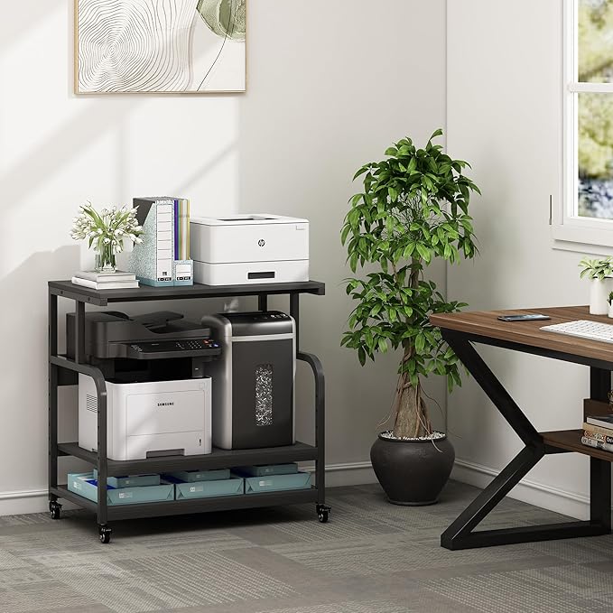 Fannova 32.3" x 18.9" Extra Large Printer Stand Table