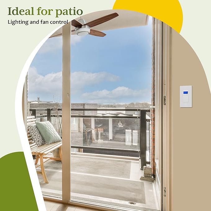TG 7 Days Digital in-Wall Programmable Timer Switch (5 Pack)
