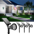 4 Pack Solar Spotlights Outdoor Waterproof