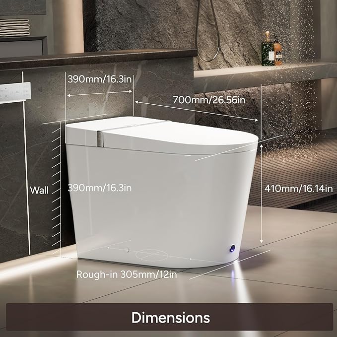 Casta Diva Smart Toilet, Wider Bidet