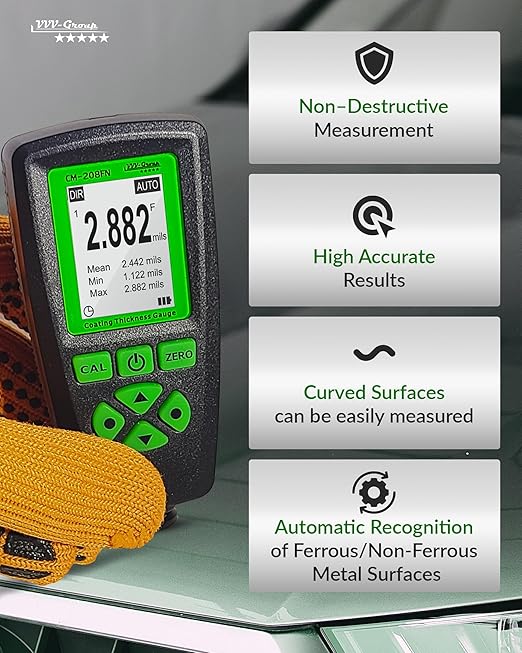 Digital Coating Thickness Gauge CM-208FN / Automatic Thickness Paint Meter