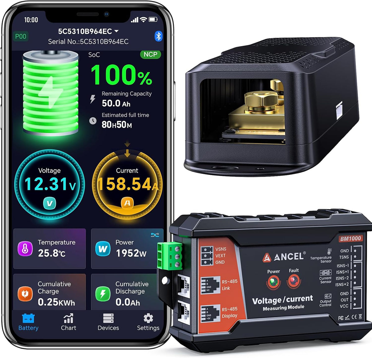 ANCEL BM1000 Bluetooth Battery Monitor
