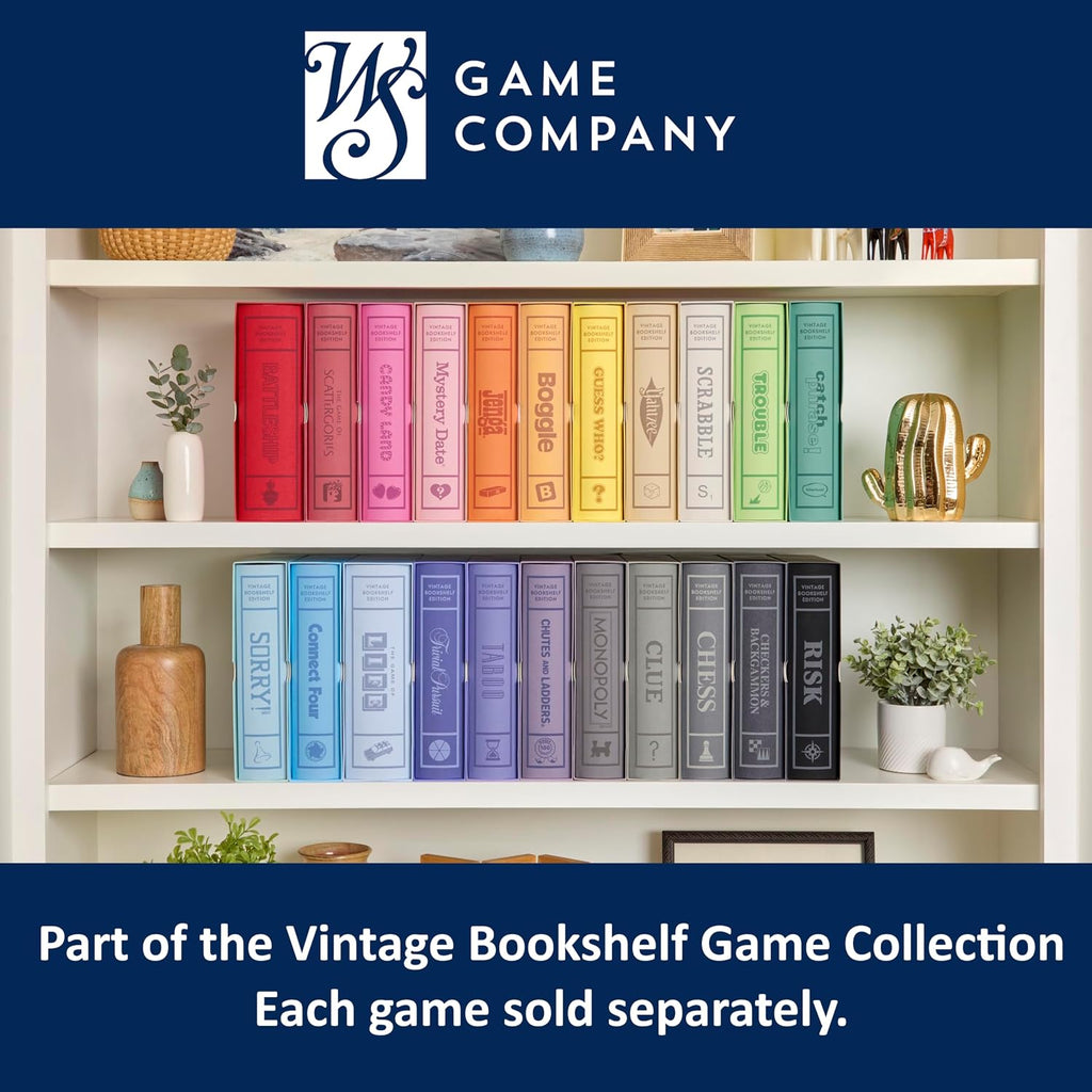 WS Game Company Chutes and Ladders Vintage Bookshelf Edition Board Game Set