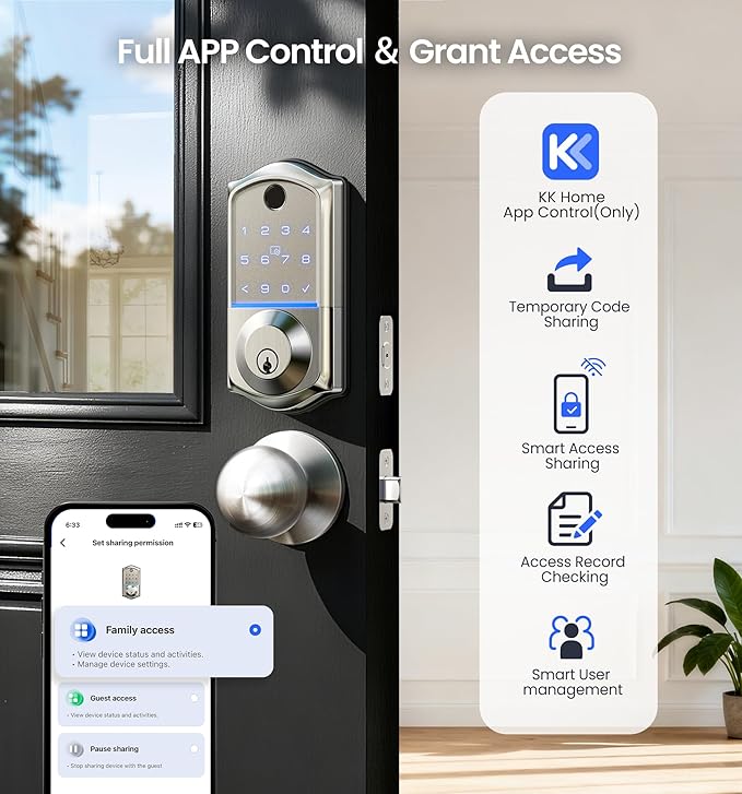Veise VE017-K Fingerprint Smart Lock