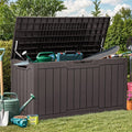 YITAHOME 80 Gallon Resin Deck Box