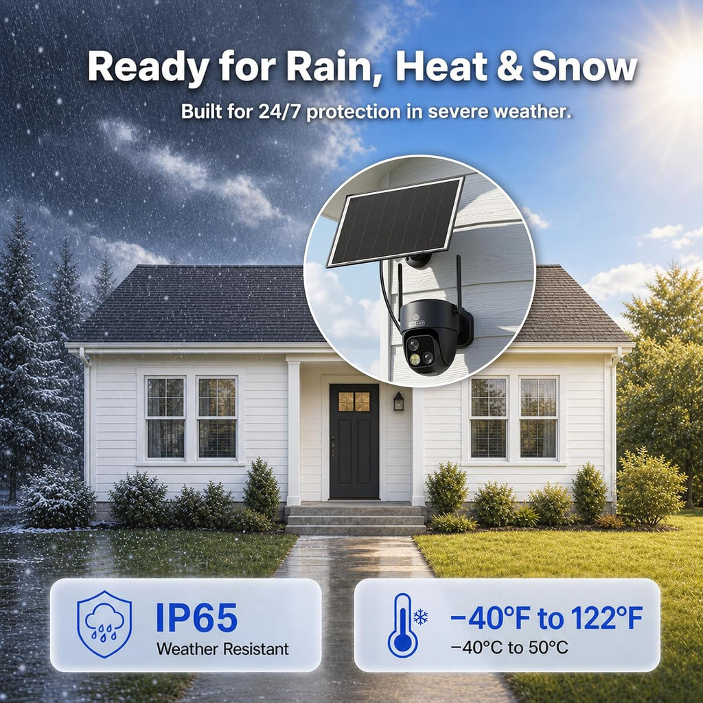 mubview dual-lens solar security camera, 4k pan tilt, view 9