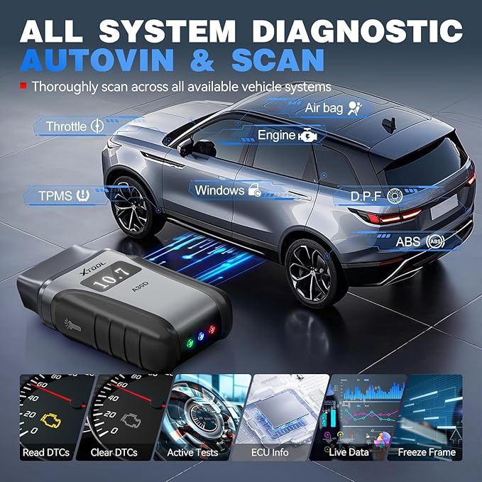 XTOOL Anyscan A30D OBD2 Scanner Diagnostic Tool Wireless, Bidirectional Scan
