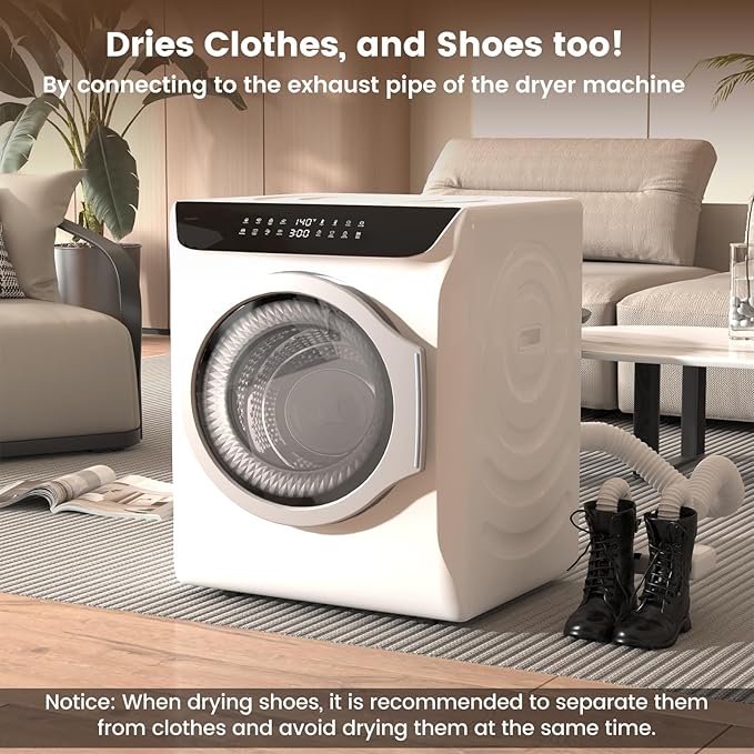 VCJ 2.8 cu.ft Portable Dryer, 1400W Electric Clothes Dryer