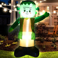 4FT Green Ghost Halloween Inflatable Decor with LED Lights