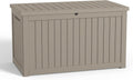 DRATO 310 Gallon Deck Boxes Outdoor Waterproof, Large Lockable Storage Box