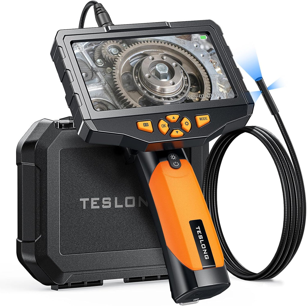Triple Lens Borescope Inspection Camera, Teslong Professional Endoscope