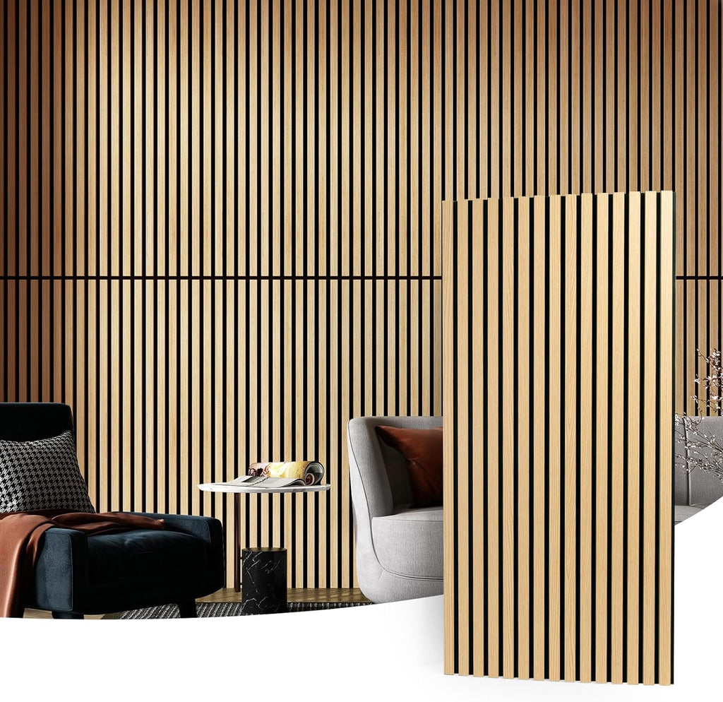 Art3d 2 Wood Slat Acoustic Panels (2-Pack)