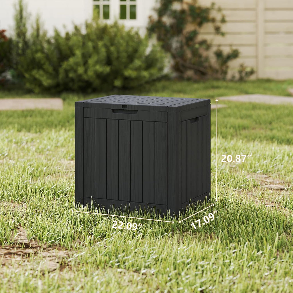 35 gallon pro deck boxes outdoor waterproof, outdoor, close-up detail