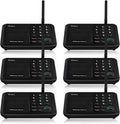 Wuloo Intercoms Wireless for Home 5280 Feet Range 10 Channel 3 Code, Wireless (6 Packs)