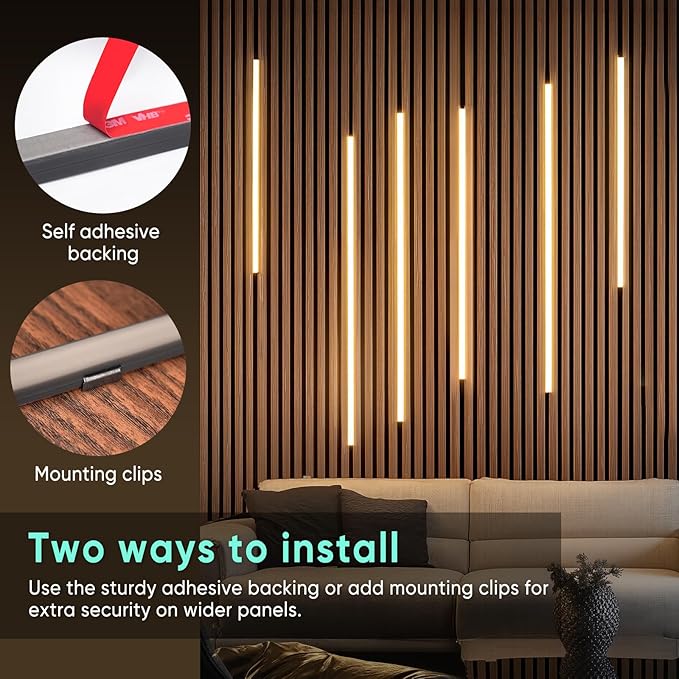 GZBtech Flexible LED Recessed Strip Light